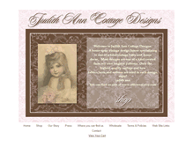 Tablet Screenshot of judithanncottagedesigns.com